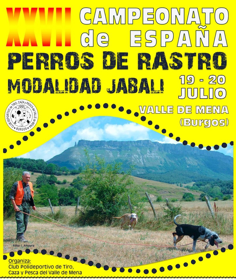 XXVII Campeonato de España de Perros de Rastro, modalidad Jabalí